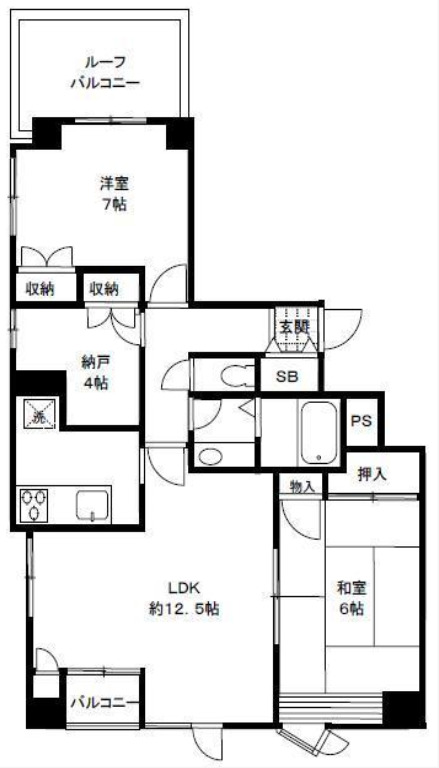 【フォルテ小石川の間取り】