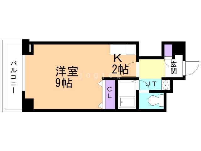 札幌市北区北三十四条西のマンションの間取り