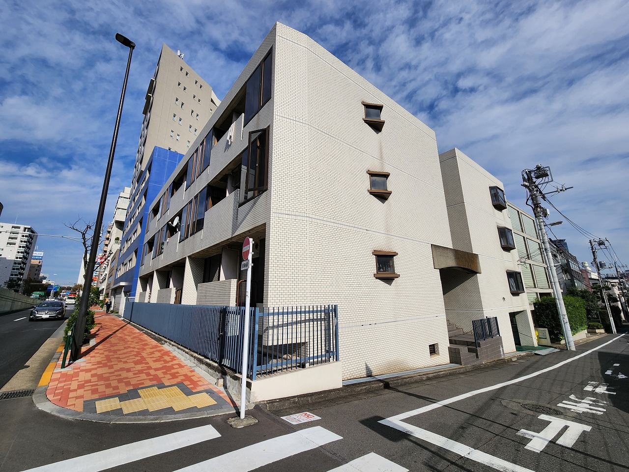 渋谷区松濤のマンションの建物外観