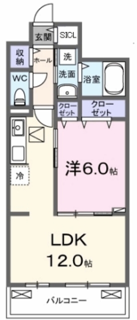 オーベン中神の間取り