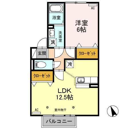 パレット Ｅの間取り