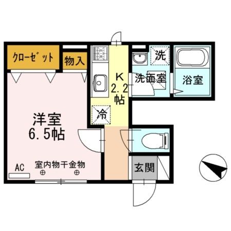 燕市吉田旭町のアパートの間取り