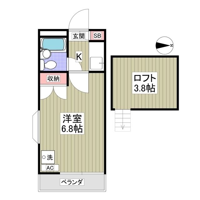 ガーベラの間取り