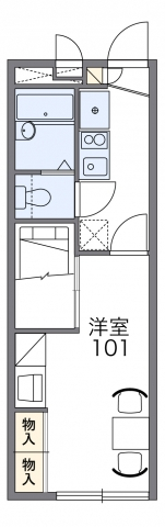 レオパレスISLANDIIの間取り