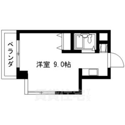 宇治市小倉町のマンションの間取り