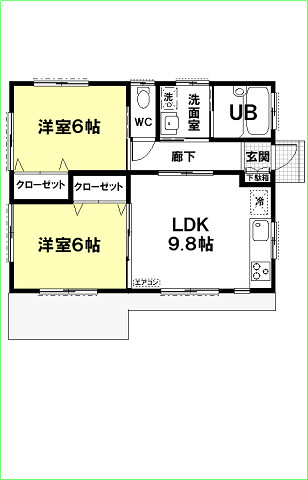 アーバニズム５８の間取り