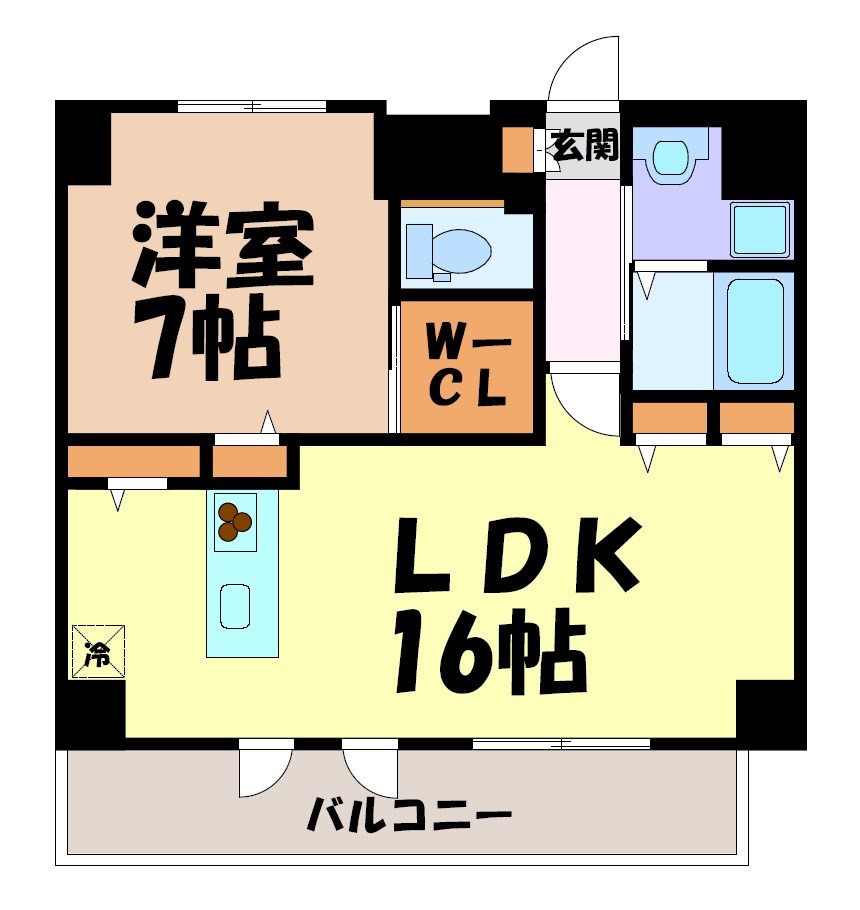 TENAS瑞穂通の間取り