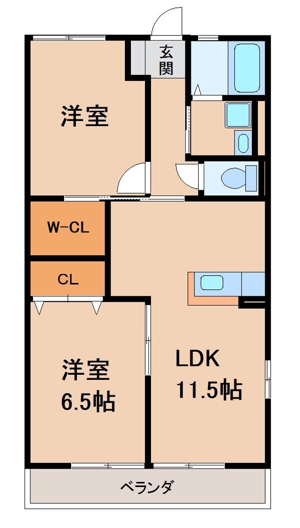 【アネシス吹上の間取り】