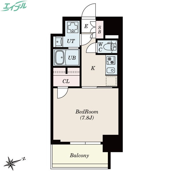 【Ｓ－ＲＥＳＩＤＥＮＣＥ四日市安島ａｌｏｇｇｉｏの間取り】