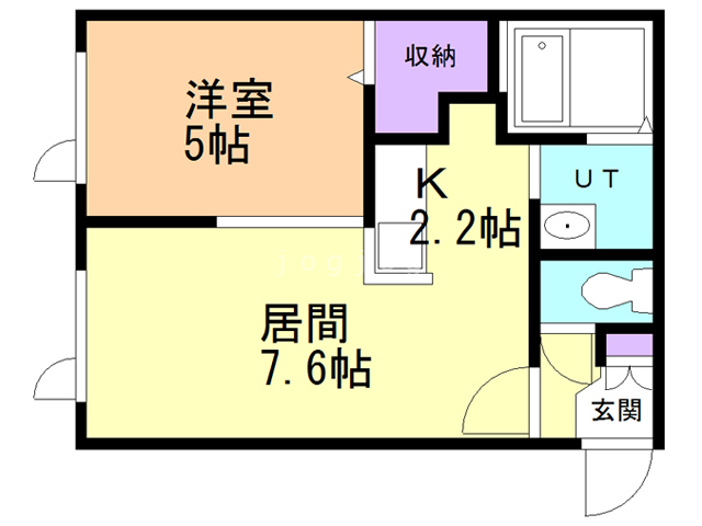 【札幌市南区澄川四条のマンションの間取り】