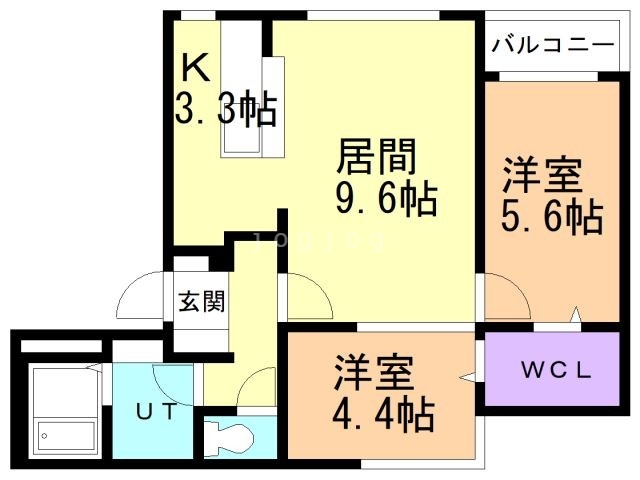 【札幌市南区澄川一条のマンションの間取り】