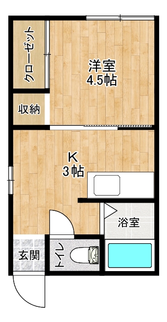 コーポ伊藤の間取り