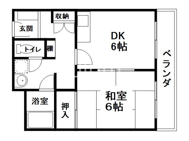 メゾンコヤマの間取り