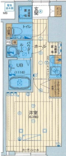 ファーストフィオーレ神戸湊町の間取り