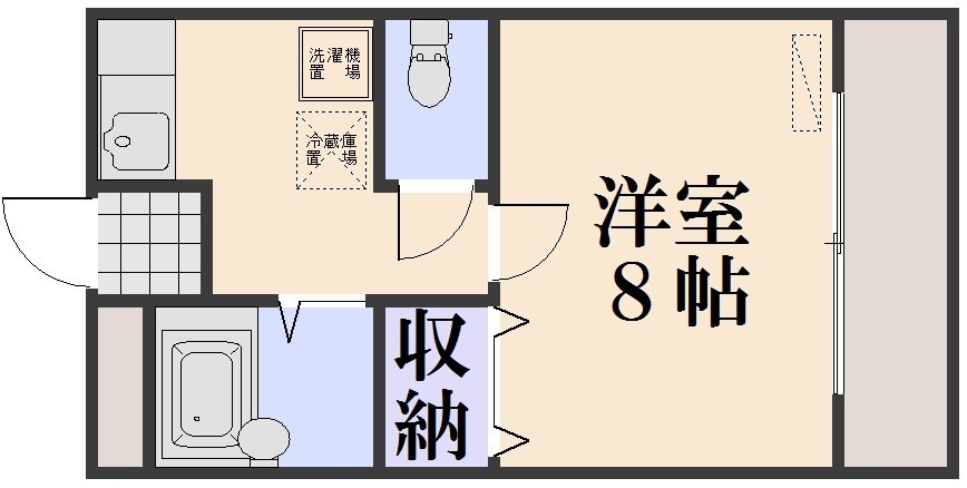 ファンテイル青江の間取り写真
