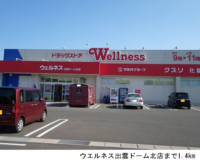 ドラックストア　ウエルネス出雲ドーム北店（ドラッグストア）まで1400m