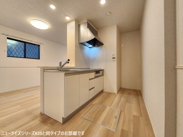 キッチン　コンパクトなキッチンで掃除もラクラク