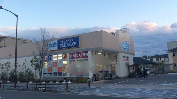ドラックストア　ウェルシア（ドラッグストア）まで613m