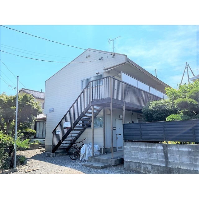 建物外観　積水ハウス施工　軽量鉄骨造２階建て