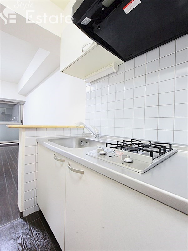 キッチン　システムキッチン　2口コンロ付