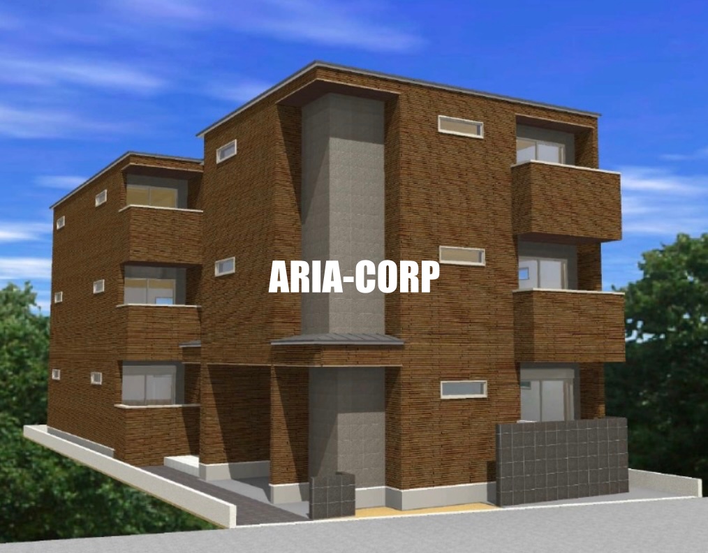 建物外観　2026年完成、大手ハウスメーカー施工デザイナーズアパート！