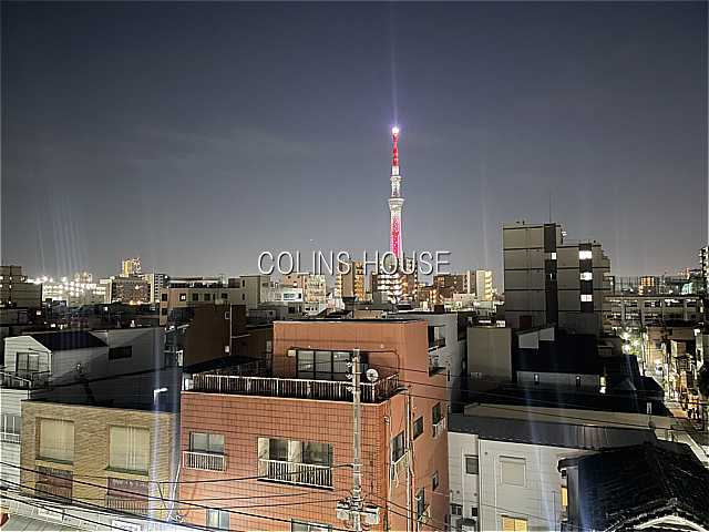 眺望　スカイツリー見えます♪