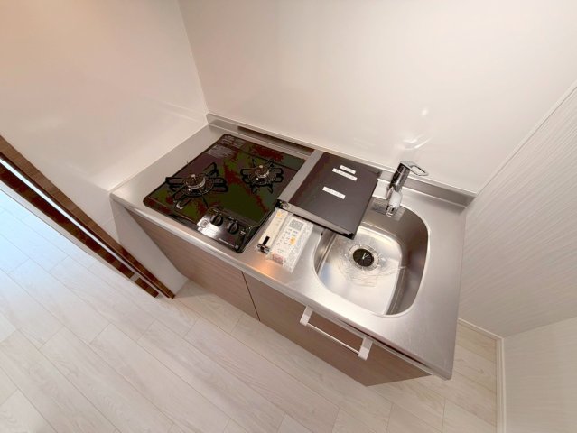 キッチン　作業のしやすい広めのキッチンです。