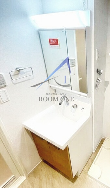 洗面設備　洗面台です。