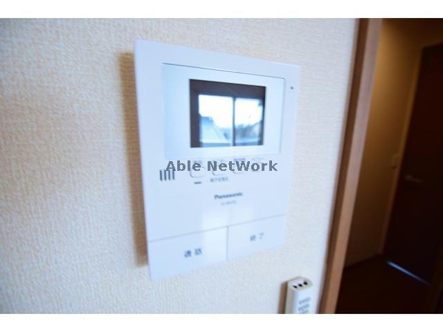セキュリティ　相手を確認できるTVモニターホン！