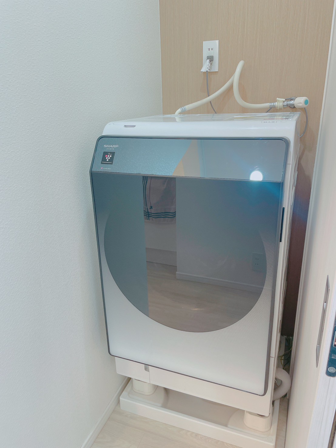 その他設備　残置物：SHARP:ES-W114 設置後1年