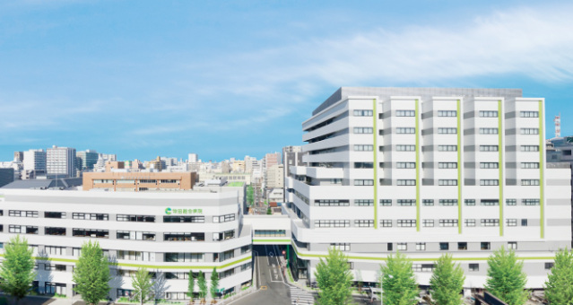 病院　社会医療法人財団仁医会牧田総合病院（病院）まで395m