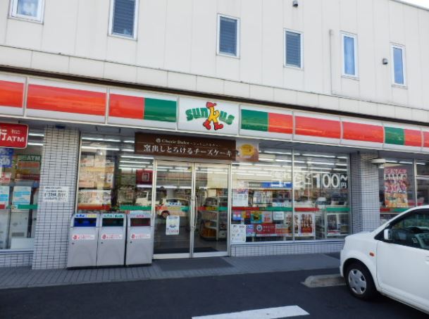 コンビニ　サンクス 厚木もとちょう店（コンビニ）まで480m