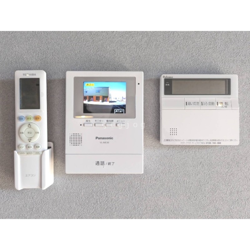 セキュリティ　モニター付きインターホンで来客確認も安心です！