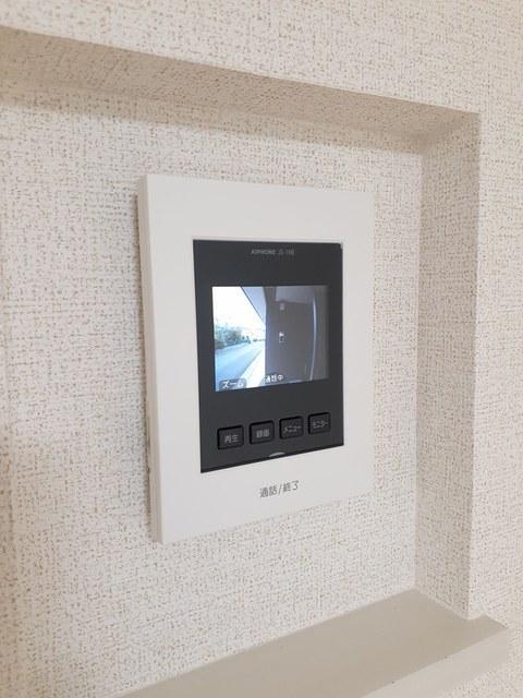 セキュリティ　モニター付きインターホン
