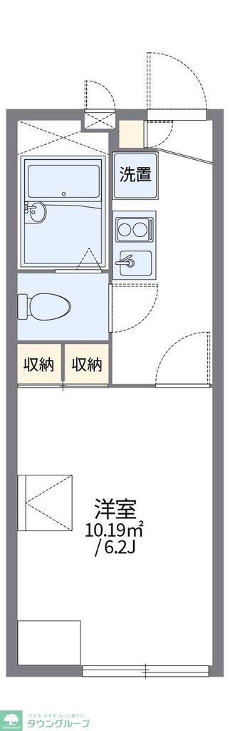 レオパレスサンデン7の間取り写真