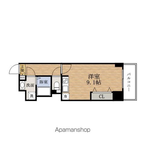 地下鉄長堀鶴見緑地線 玉造駅 徒歩1分 14階建 築18年の間取り写真