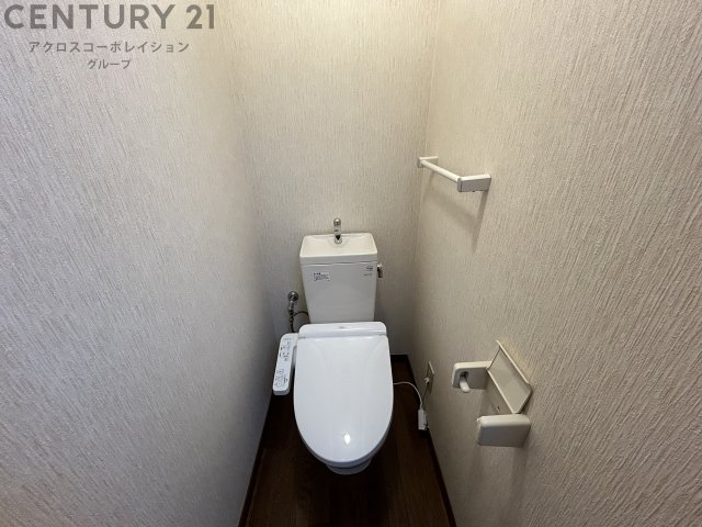 トイレ　ウォシュレット付きのトイレです！