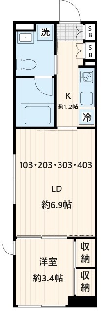 Fullea不動前 フレア不動前の間取り写真