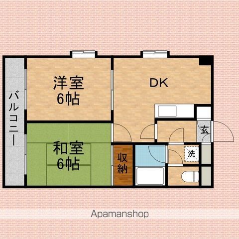 キャラット内田の間取り写真