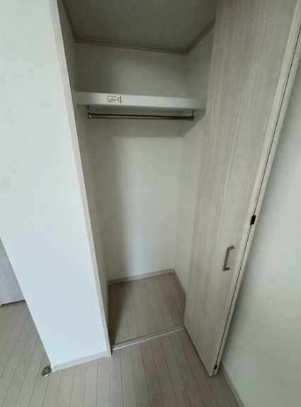 収納　クローゼットです