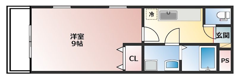富山地鉄不二越上滝 南富山駅 徒歩35分 3階建 築26年の間取り写真