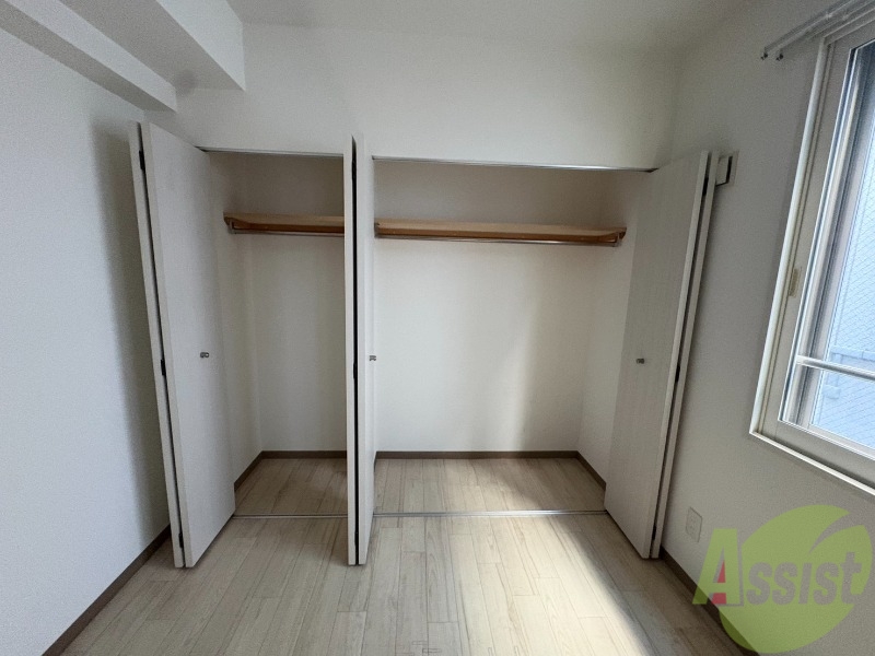 収納　クローゼットがありました。お洋服や荷物はここへ