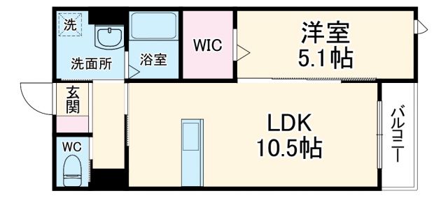 シャトーライフ蛍池の間取り写真