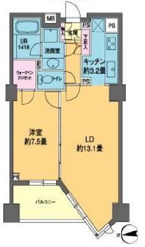 カスタリア高輪の間取り