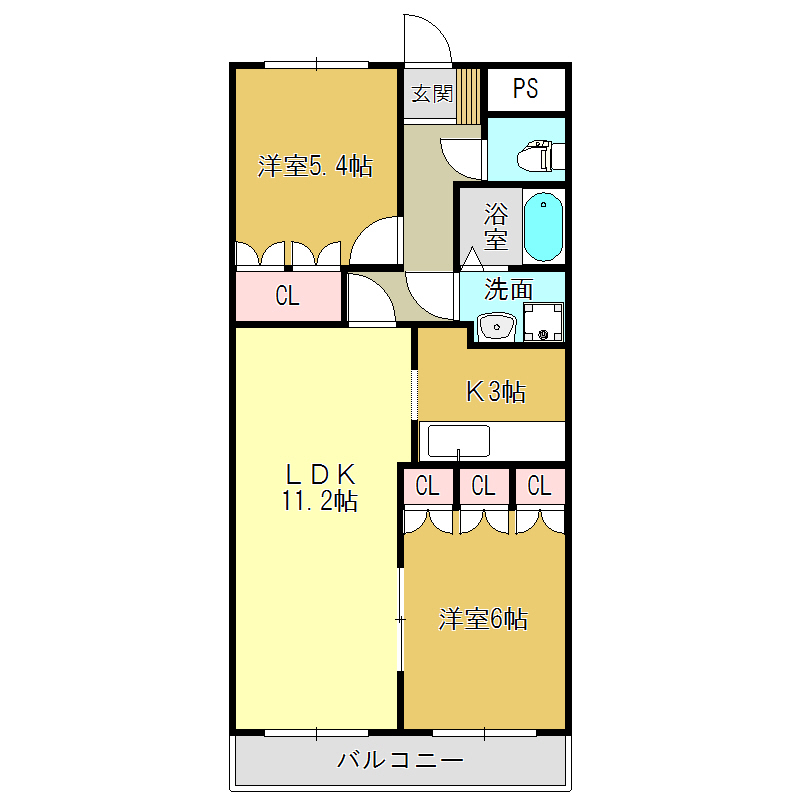 パインヒルズIの間取り