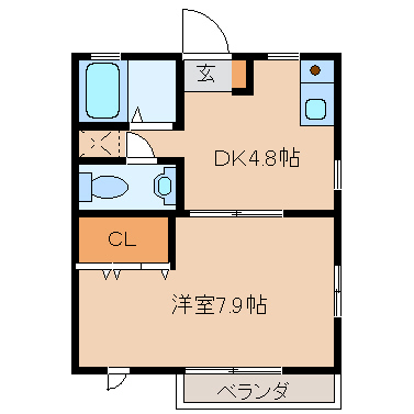 ハイム湯河原の間取り