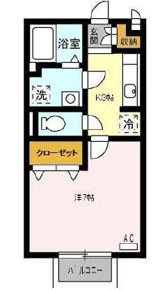 リヴェール　アンジュの間取り