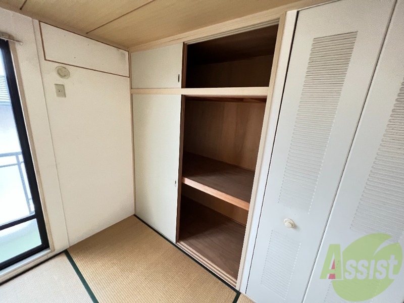 【神戸市西区北別府のアパートの収納】