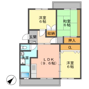 瀬戸内マンションの間取り