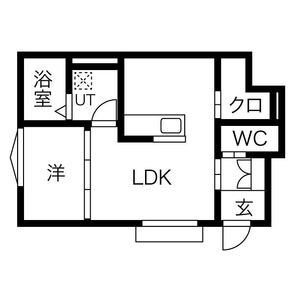 【アイメゾン東山の間取り】